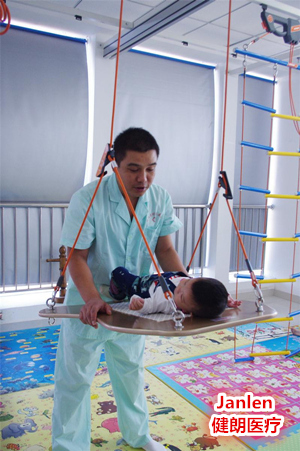 脑瘫患儿儿童悬吊训练系统的核心训练(图5)